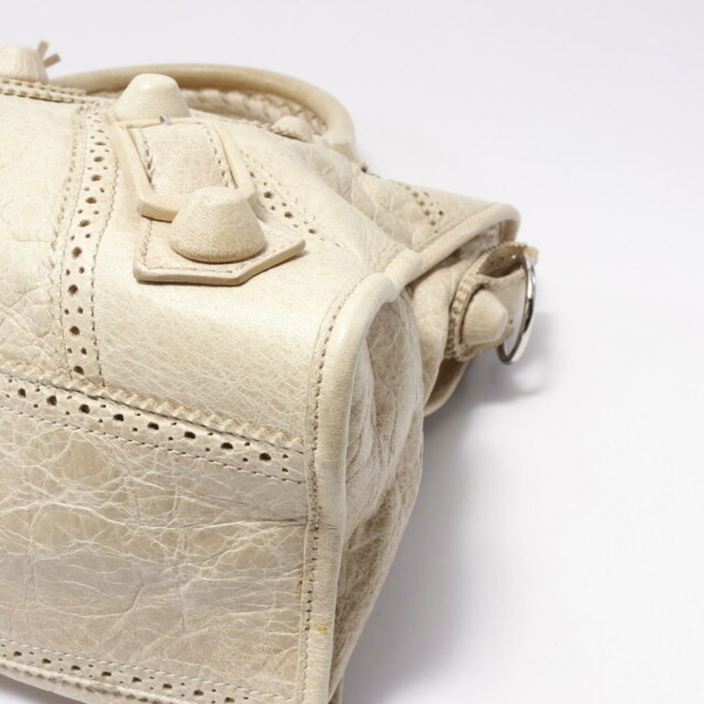Balenciaga Giant handbag beige City leather - Picture 5 of 7
